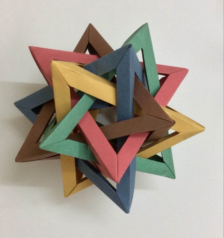 Compound of 5 Tetrahedra